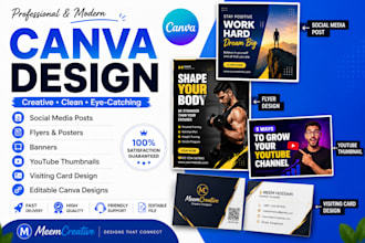 design canva social media posts flyers and banners
