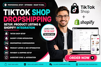 setup tiktok shop dropshipping tiktok product listing shopify store integration