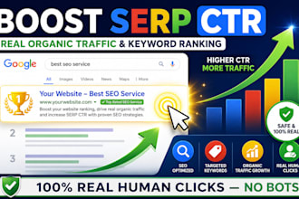 boost google serp ctr organic traffic keyword ranking SEO