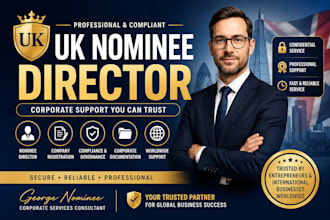 provide professional UK nominee director services for company compliance