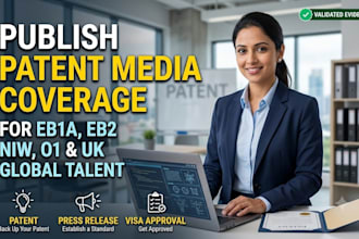 publish patent media coverage for eb1a eb2 niw o1 and UK global talent visa