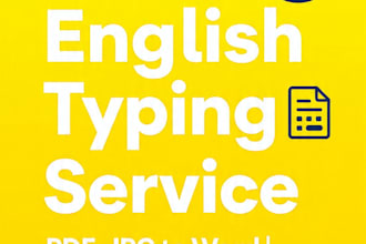 fast urdu and english typing PDF to word data entry in 24h