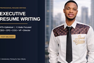 write an ats friendly executive resume for c suite leaders