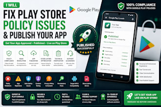 publish your android app on google play and fix policy issues