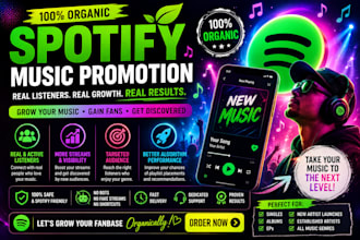 do your spotify song music promotion