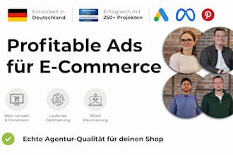 create and manage profitable ads for your ecommerce store