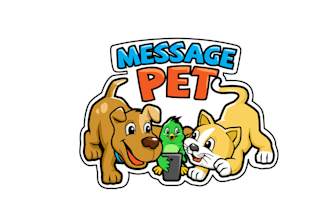 design vibrant message pet business logo