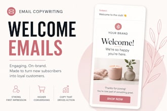 write a high converting welcome email for you