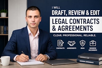 draft startup legal documents, business contracts, and agreements