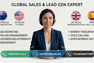 do australia lead generation US sales closing UK sales representative spain sdr