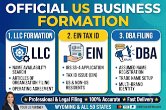 do us dba filing llc registration ein number setup
