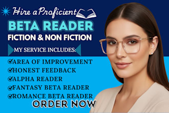 beta read your contemporary romance novel with honest reader feedback