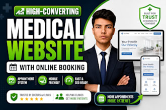 built website for medical practices