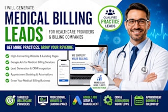 generate medical billing leads for healthcare providers and billing companies