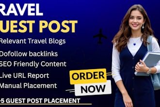 publish your travel article on relevant travel blogs with dofollow backlinks