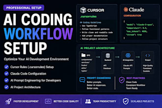 set up cursor rules, claude code config and ai project architecture