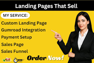 create gumroad landing pages sales funnel conversion optimization expert