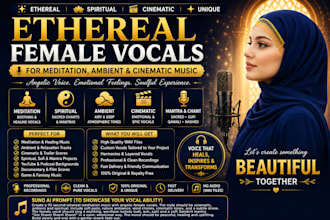 record ethereal female vocals, ambient vocals, ethereal vocals, female singer
