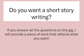 write you a story to your desires