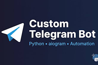 build a python telegram bot for business automation