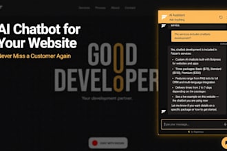 build a botpress ai chatbot trained on your business data