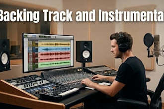 remake instrumental and backing track for cover song in any genre