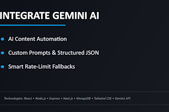 integrate google gemini ai into your react and node web application