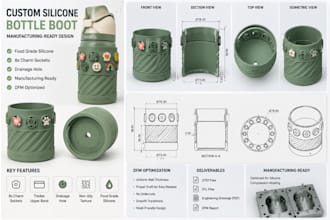 design mold ready silicone and plastic consumer products
