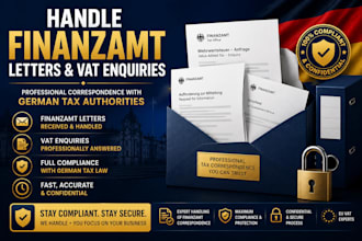 handle finanzamt correspondence and germany vat tax