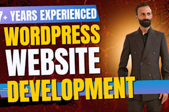 do website creation, website upgrade, with custom functionality in wordpress