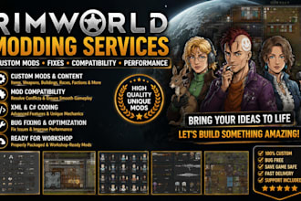 make custom maps, skins, and assets for cities skylines, rimworld, sims 4