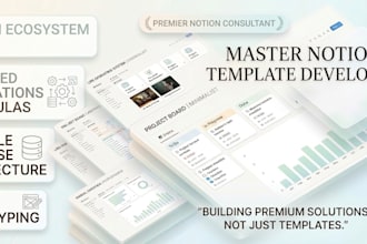 design a clean aesthetic notion template