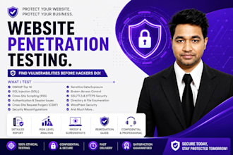 perform professional website penetration testing