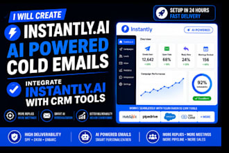 setup instantly ai ai powered cold email integrate instantly ai with crm tools