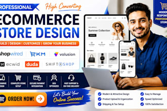 create shopwired ekm volusion ecwid duda shift4shop product website store design