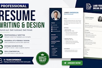 write update design your resume or cv and cover letter professionally