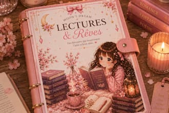 design a custom printable reading journal