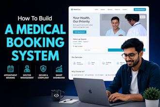 setup medical healthcare website, appointment booking, clinical booking website