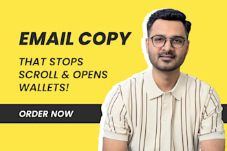 do email copywriting for newsletters and sales email copy