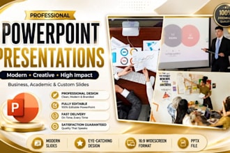 create professional PPT presentations and java tasks