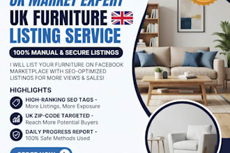 list and optimize your items on UK facebook marketplace
