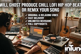 ghost produce chill lofi hip hop beats or remix your song