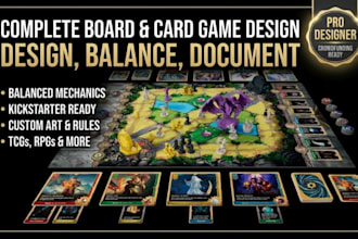 design custom board game design card game board game tabletop tcg game art