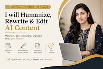 manually edit, rewrite, and humanize ai chatgpt content