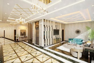 3d hotel interior, hotel suite, 3d lobby, motel, 3d hotel room design