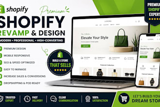 premium shopify revamp and design