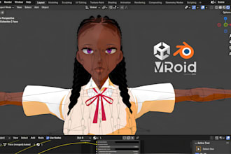 create, fix, rig, convert vrchat avatar, vrm model, vtuber avatar, koikatsu, mmd