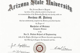 design high school diploma certificate, college diploma, university transcript