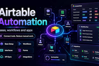 automate your airtable base and connect it to your tools