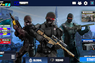 reskin unity game with modern game ui ux 2d game development
